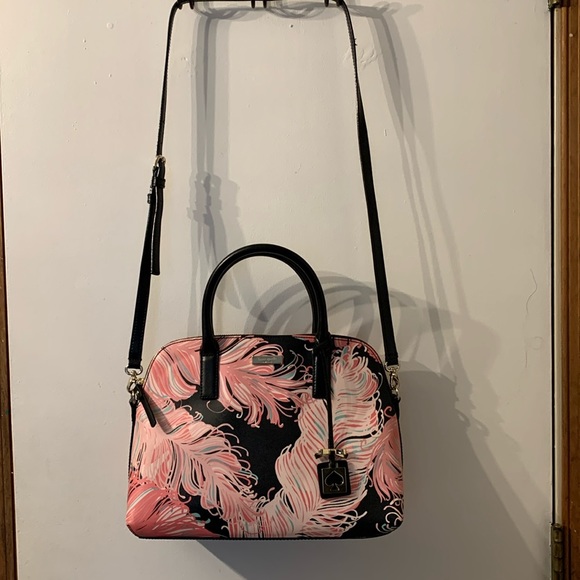 kate spade Handbags - Kate Spade Feather print Sachel